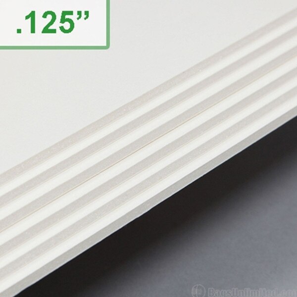 White Foam Board Half-Sheet Backing